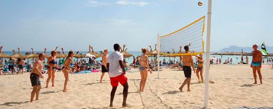 voleibol playa deporte playa esperanza resort