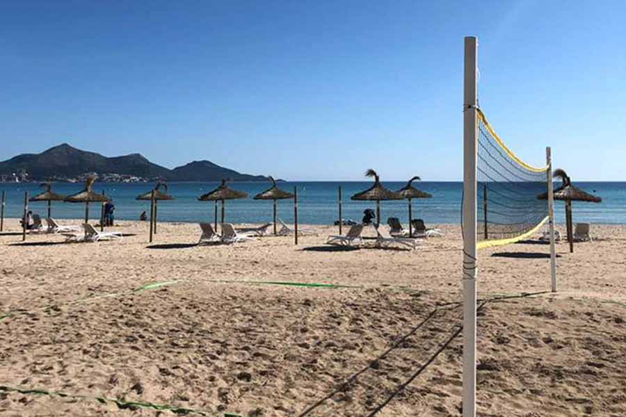 volleyball playa esperanza resort